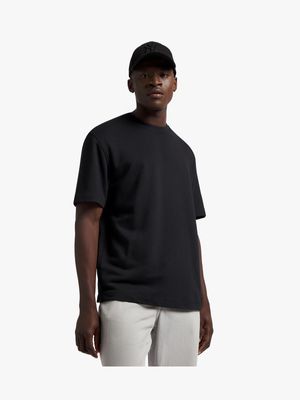 Men's Markham Short Sleeve Fleece Black T-Shirt