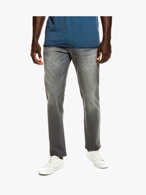 RJ GREY WASH SLIM STRAIGHT LEG JEANS