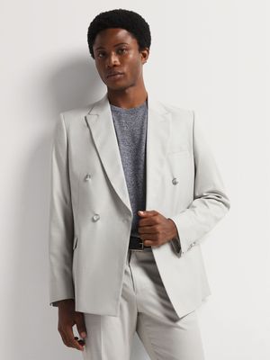 Men's Markham Skinny Check Grey Jacket