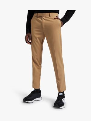 Men's Markham Smart Slim Tapered Camel Trouser