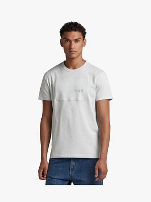G-Star Men's Applique Multi Technique Grey T-Shirt