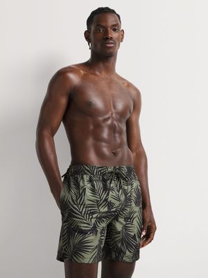 Men's Markham Two Tone Ferm Printed Fatigue Swimshort