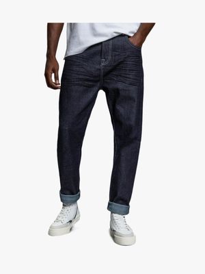 UNION-DNM Loose Tapered Raw Jeans