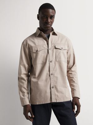 Men's Relay Jeans Plain Utility Cotton Stone Shirt