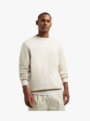 MKM Ecru Basic Crewneck