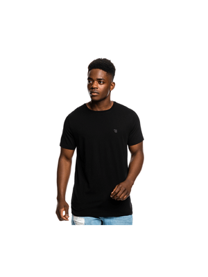 Men's Relay Jeans Exclusive Plain Crew Neck Basic Black T-Shirt