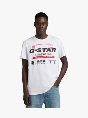 G-Star Men's Old School Originals White T-Shirt