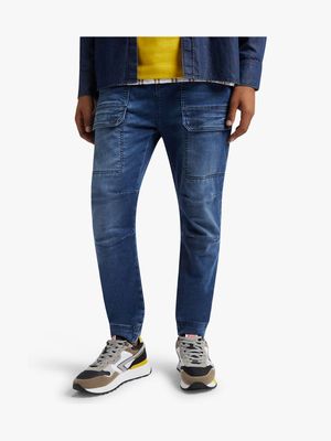 Men's Relay Jeans Knit Denim Blue Utility