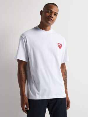 Men's Markham Love Graphic White T-Shirt