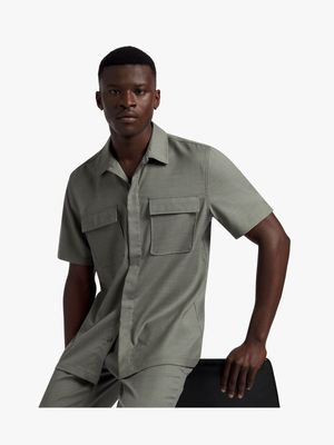 Men's Markham Smart Utility Olive Green Shirt