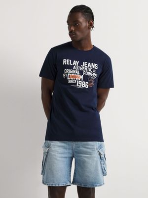 Men's Relay Jeans Cargo Light Wash Denim Shorts