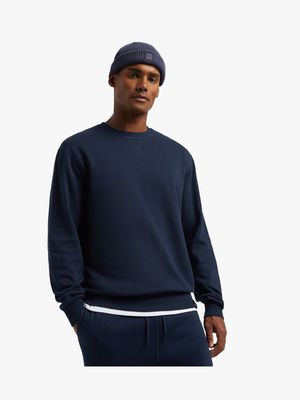 MKM Navy Basic Crewneck