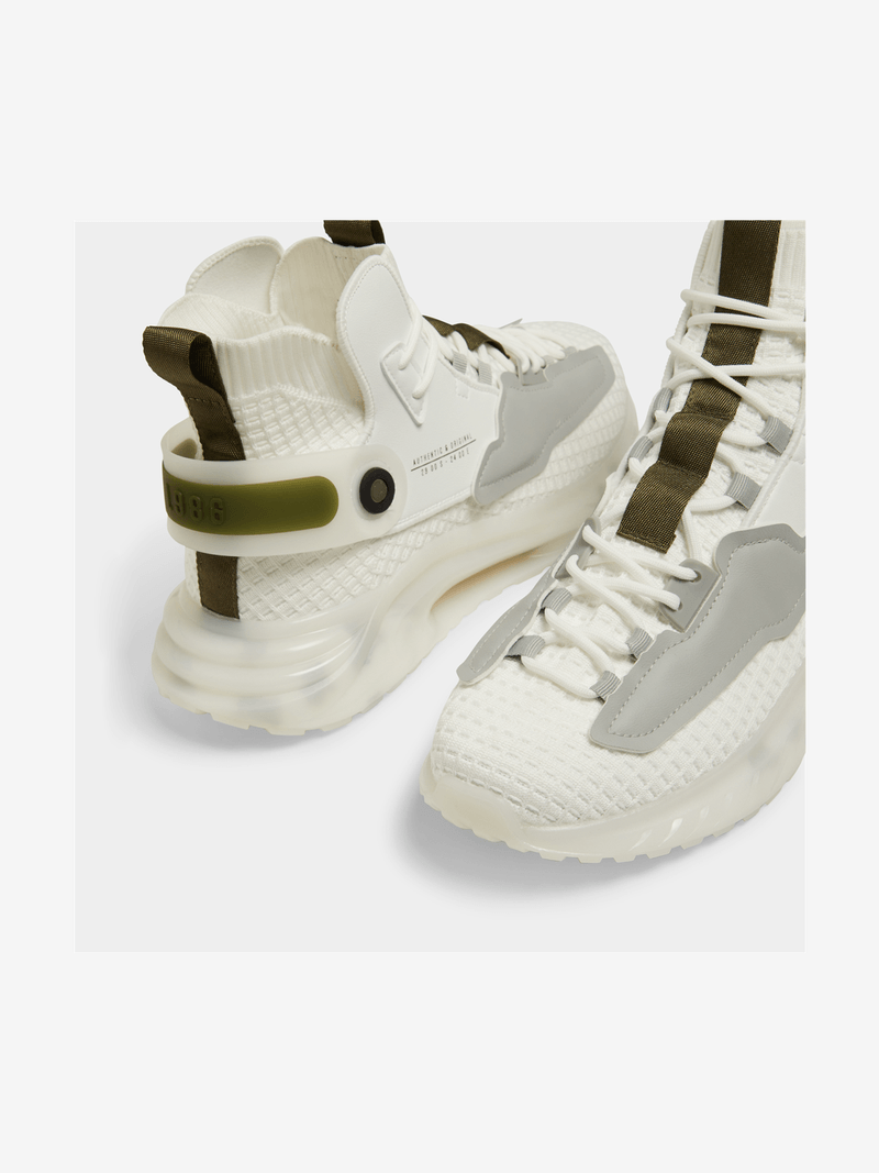 Men's MKM Retro Raver HI Hola White Sneaker - Bash.com Men's MKM Retro Raver HI Hola White Sneaker - Bash.com