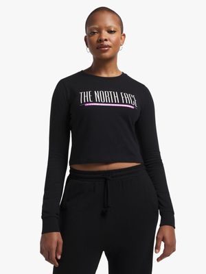 The North Face Women's Est 1996 Long Sleeve Black T-shirt