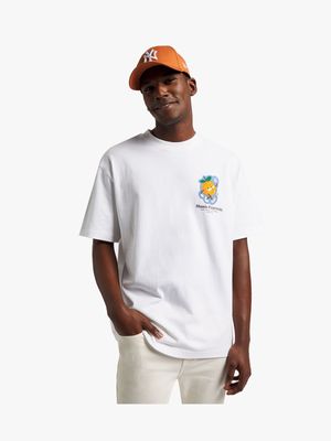 Men's Markham Fruit Graphic White T-Shirt