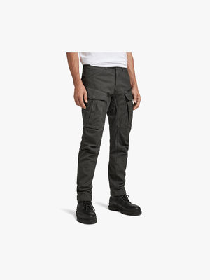 G-Star Men's Black Grey Rovic 3D Regular Taprered Cloak Pants
