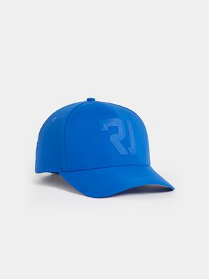 RJ Cobalt Blue 3D Plastisol Curve Peak Cap