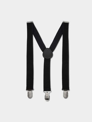 Men's Markham Dapper Black Suspenders