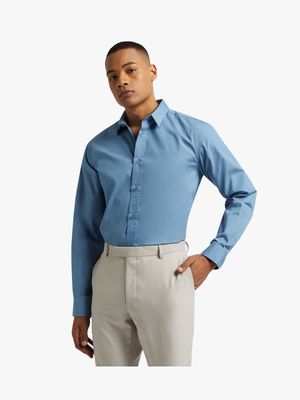 Men's Markham Smart Slimfit Fashion Blue Shirt