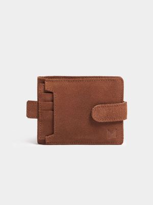 Men's Markham Combo Leather Chocolate Brown Wallet