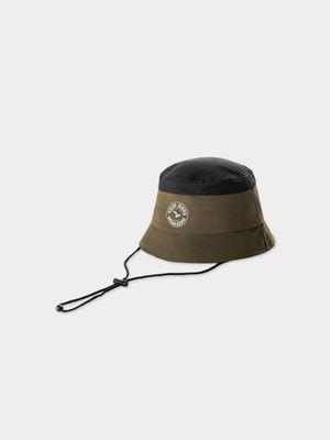 RJ Fatigue Black Fitted Boonie