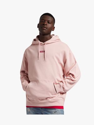 Men's Levi's Relaxed Baby Tab Peach Hoodie