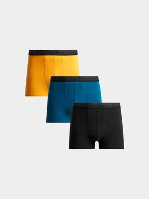 Men's Relay Jeans 3pk Plain Crafted Multicolour Boxers
