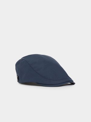 MKM Navy Ivy Flatcap with Backstrap Hat