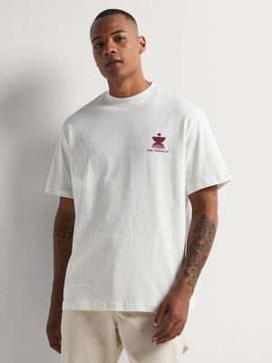 Men's Markham Stay Balanced Graphic Milk T-Shirt
