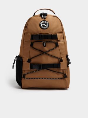 Men's Relay Jeans Front Straps Taupe Backpack