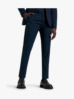 Men's Markham Smart Slim Tapered Navy Trouser