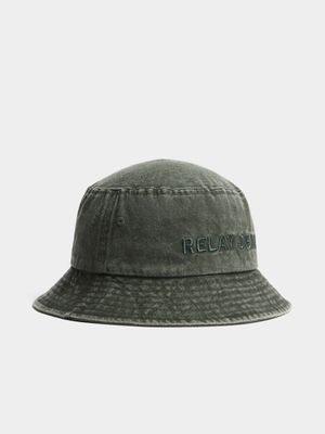 Men's Relay Jeans Pigment Washed Fatigue Bucket Hat