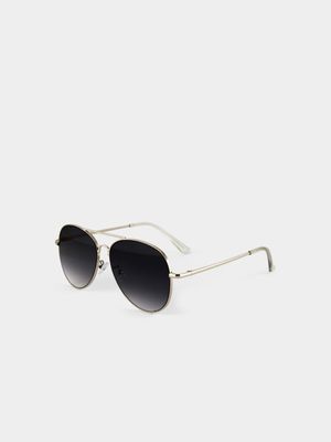 MKM Silver Core Aviator Sunglasses