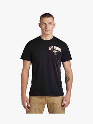 G-Star Men's Skeleton Dog Chest GR Slim RT Black T-Shirt