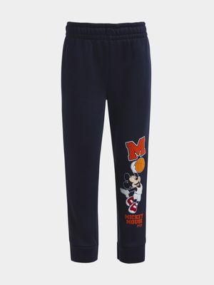 Jet Younger Boys Navy Mickey & Friends Active Pants