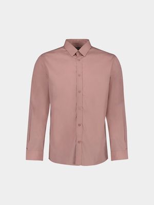 MKM Pink Smart Slim Fit Shirt