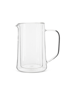 barista double wall glass jug 1000ml