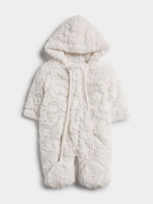 Jet Infant Girls Cream Bunny Sleepsuit
