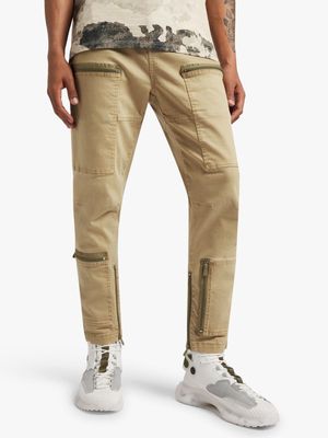 Men's Relay Jeans Multi Pocket Fatigue Utility Pants