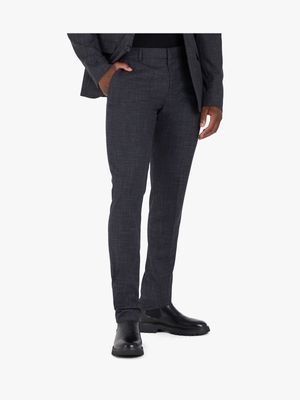 Men's Markham Textured Skinny Slate Suit Trouser