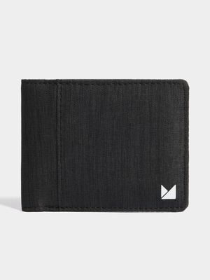 Men's Markham Nylon Billfold Black Wallet