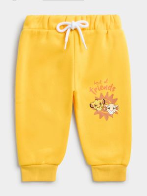 Jet Toddler Girls Yellow Lion King Active Pants