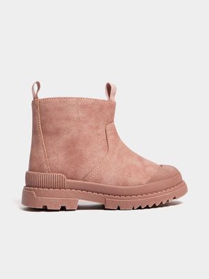 Jet Younger Girls Blush Chunky Chelsea boot