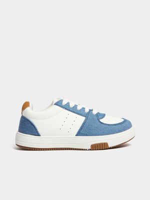 Jet Older Girls Blue/White Chunky Denim Sneakers