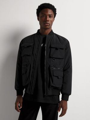 Men's Relay Jeans Utility Black Bomber Black Jacket