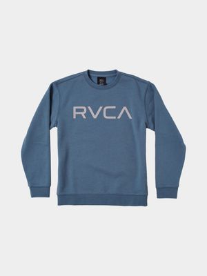 Boy's RVCA Blue Crew Sweater