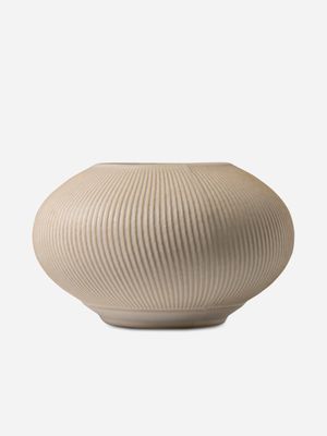 Vase Low Oval Ceramic 30.5cm