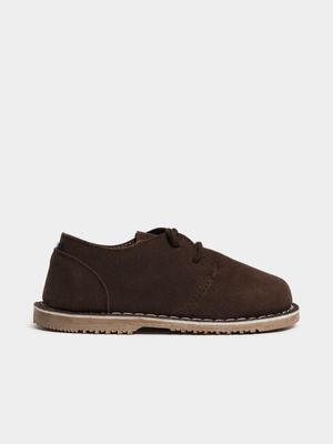 Jet Younger Boys Chocolate Ankle Velskoen