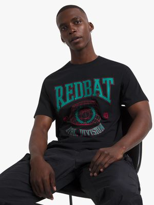 Redbat Athletics Men's Black T-Shirt