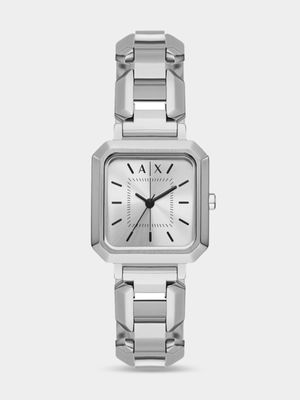 Armani Exchange Stainless Steel Octagonal Bracelet Watch